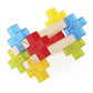 Guidecraft Texo 100 Piece Set - 3D Geometric Designs Educational Interlocking Shapes- Architectural Building-Bricks STEM Toys for Kids