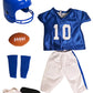 Blue Football Uniform 6pc for 18-Inch Dolls | Premium Quality & Trendy Design | Dolls Clothes