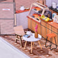 Simhoa DIY Miniature Dollhouse Wooden Furniture Kit, Handmade Mini House,1:24 Scale Creative Coffee Shop Toys for Children Gift