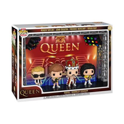 Funko POP! Moments Deluxe: Queen - Wembley Stadium - Collectable Vinyl Figure - Gift Idea - Official Merchandise - for Kids & Adults - Music Fans -