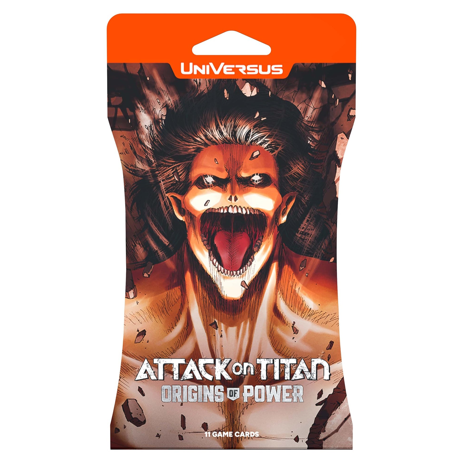 UniVersus: Attack on Titan: Origins of Power - Booster Display - Includes 24 Booster Packs (11 Cards Ea), Deck-Building Card Game, Randomly Assorted