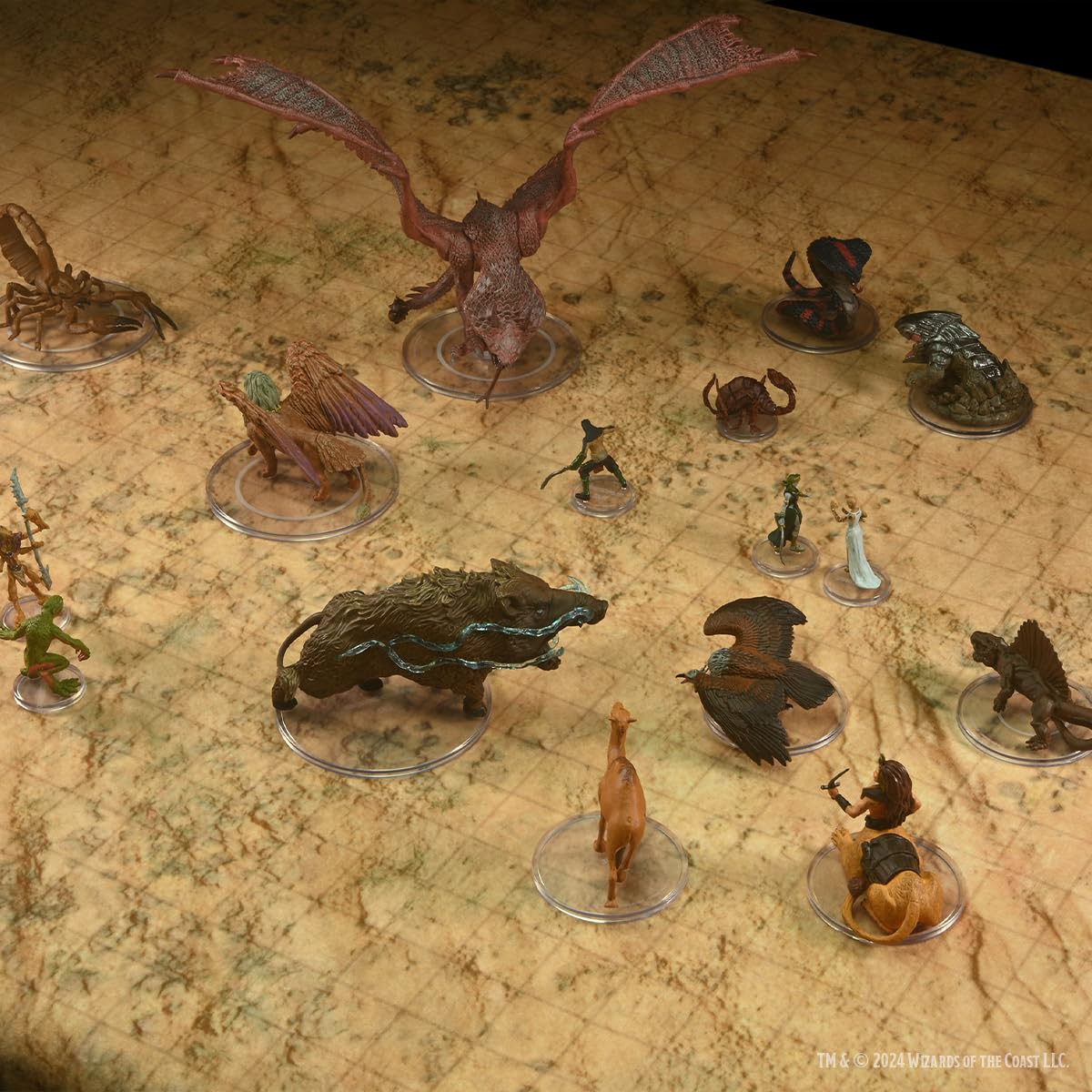 WizKids D&D Icons of The Realms: Battle Mat (Desert Battle Mat)