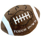 GiftExpress 2 Pack Football Plush Pillows - 12" Soft Fluffy Cotton Stuffed Football Shaped Throw Cushion Decor - Cuddly Game Day Sports Gifts for Kids