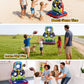 Inflatable Football Toss Pool Games Set, Fun Pool Float Toys for Kids Teens