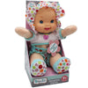 Goldberger Baby's First 12" Smartie Pants Doll with Raspberry White T-Shirt - Includes "Baby Talk" Sound Module with Surprise Raspberry Ending