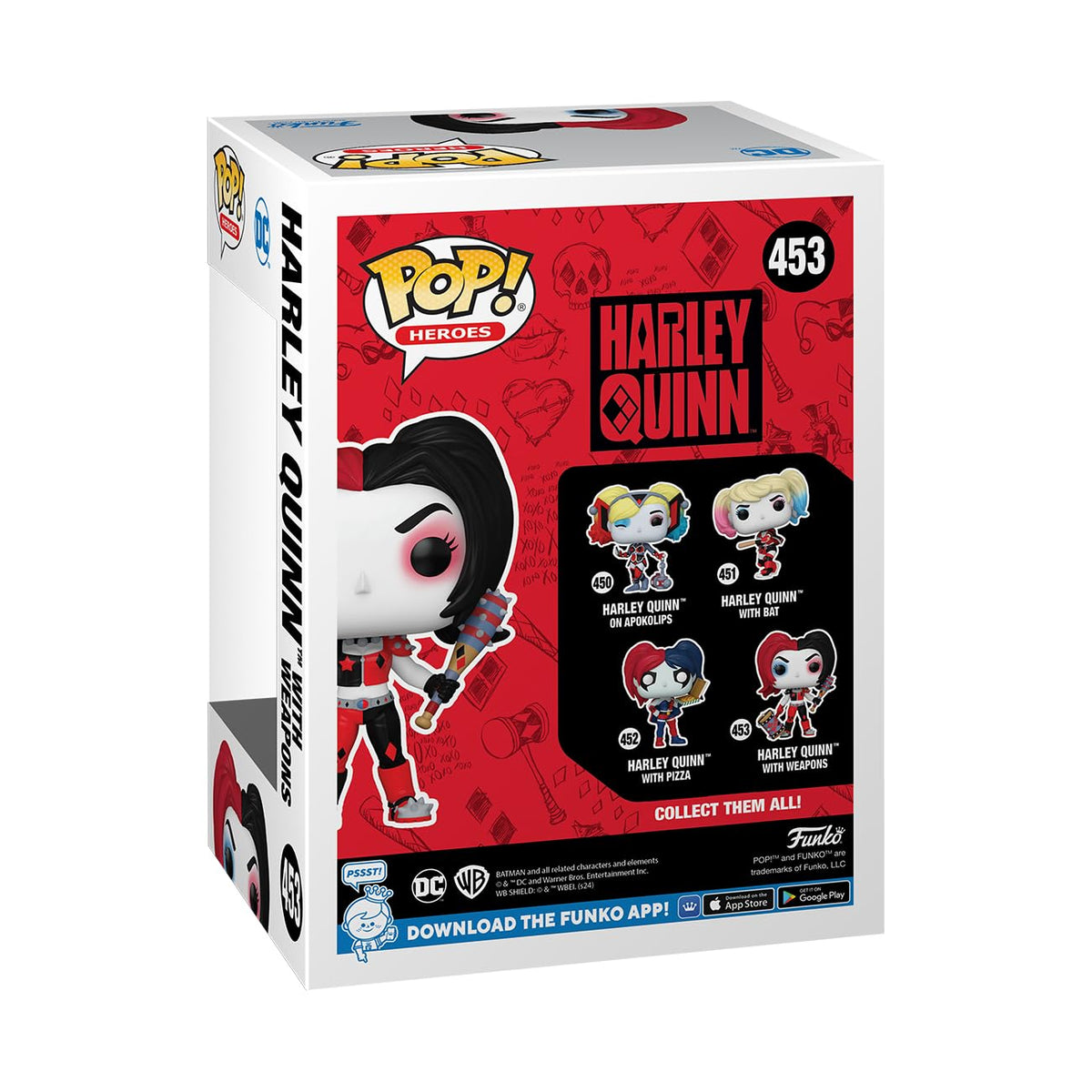 Funko POP! Heroes: DC - Harley Quinn with Weapons - DC Comics - Collectable Vinyl Figure - Gift Idea - Official Merchandise - for Kids & Adults