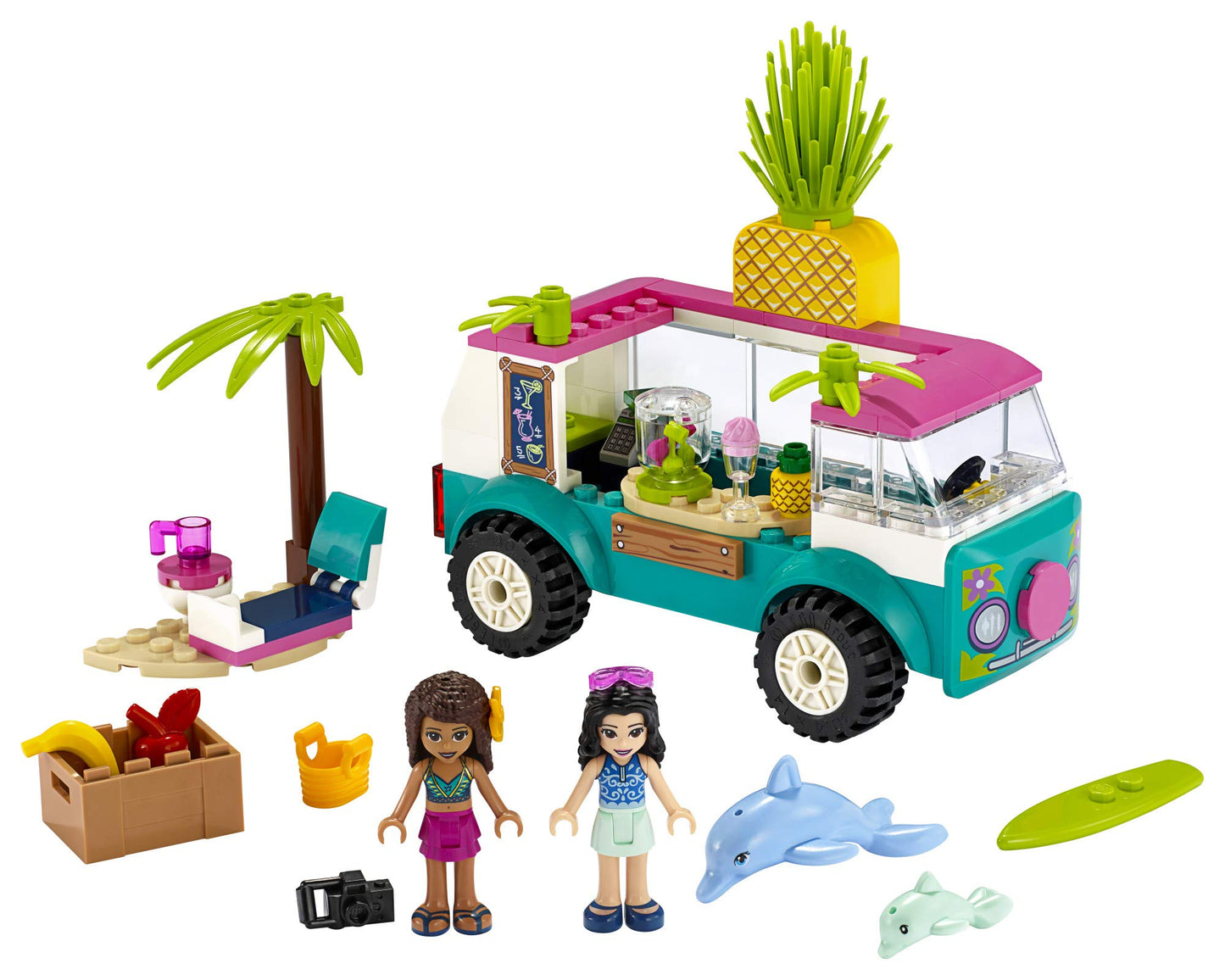 LEGO Friends Juice Truck LEGO Truck 41397 Building Kit; Kids Food Truck Featuring LEGO Friends Emma Mini-Doll Figure, New 2020 (103 Pieces)