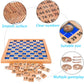 umbresen Wooden Toys Hundred Board Montessori 1-100 Consecutive Numbers Early Childhood Toys Digital Board for Kids with Storage Bag