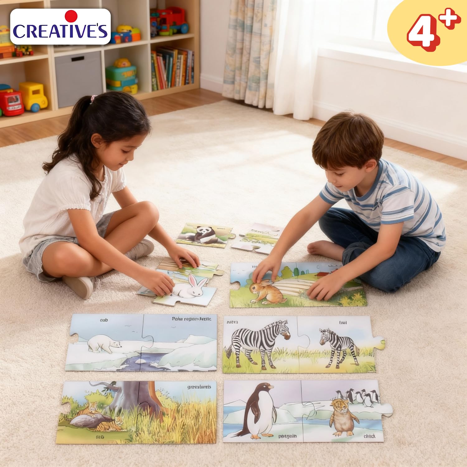 CREATIVE EDUCATIONAL Pre-School Animal Babies and Habitats