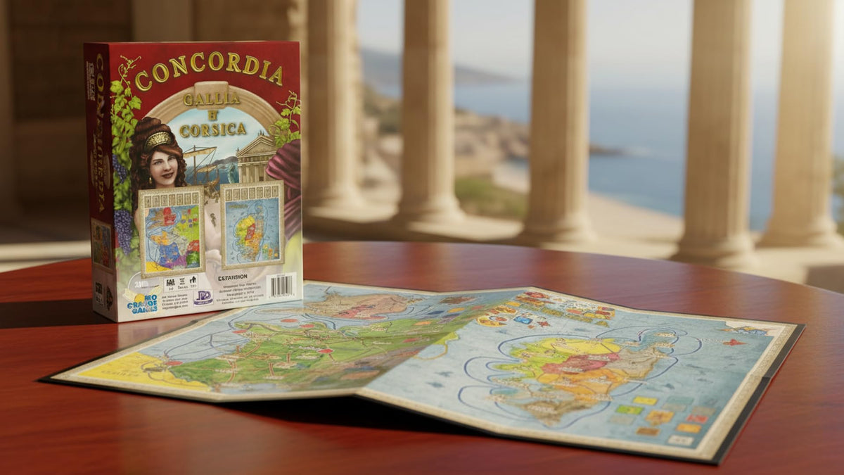Rio Grande Games Concordia: Gallia & Corsica Expansion Strategy Board Game