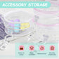 GTILE 4 PCS Clear Figure Display Bag Blind Box Lipsticks Keychain Case