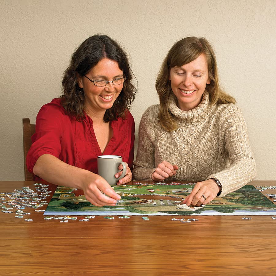 Cobble Hill 1000 Piece Puzzle - Four Star Mill - Sample Poster Included