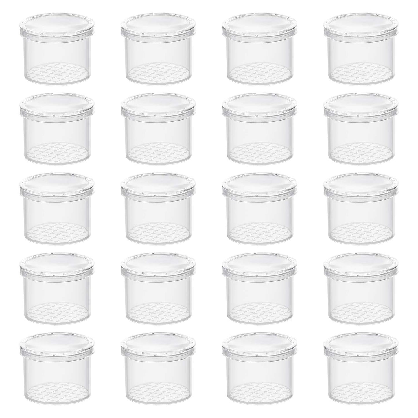 Coopay 20 Pcs Bug Jars Critter Insect Cage Magnifying Insect Box Bug Magnifier Container Catcher Cage, Science Nature Exploration Tools