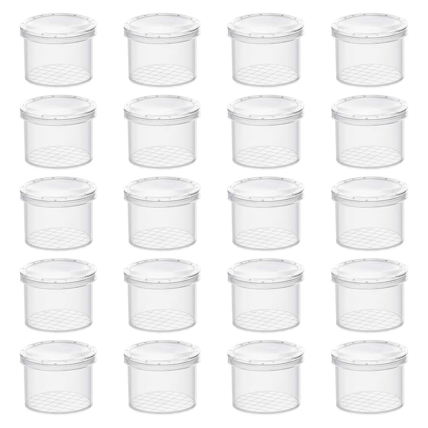Coopay 20 Pcs Bug Jars Critter Insect Cage Magnifying Insect Box Bug Magnifier Container Catcher Cage, Science Nature Exploration Tools