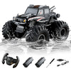 Amphibious Remote Control Car, Waterproof 360°Rotate 4WD RC Monster Trucks,2.4GHz All Terrain Off-Road Pickup Toy,RC Car Pool Toys Remote Control Boat