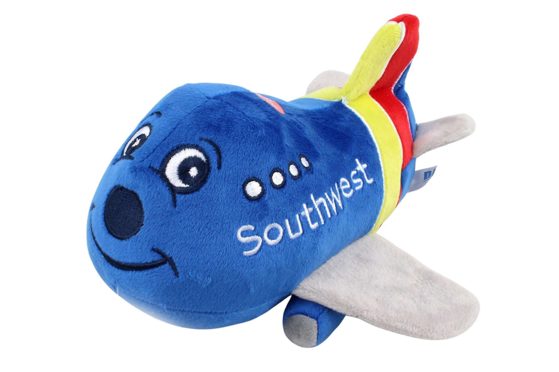 Daron Southwest Airlines Plush Toy Airplane, 8 inches