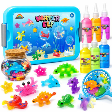AGENTLAN Magic Water Elf,DIY Squishy Maker Kit,Water Sensory Toys for Kids