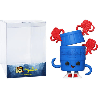 Funko B a r r e l of Monkeys: P o p ! Retro Toys Vinyl Figurine Bundle with 1 Compatible 'ToysDiva' Graphic Protector (100-57809 - B)
