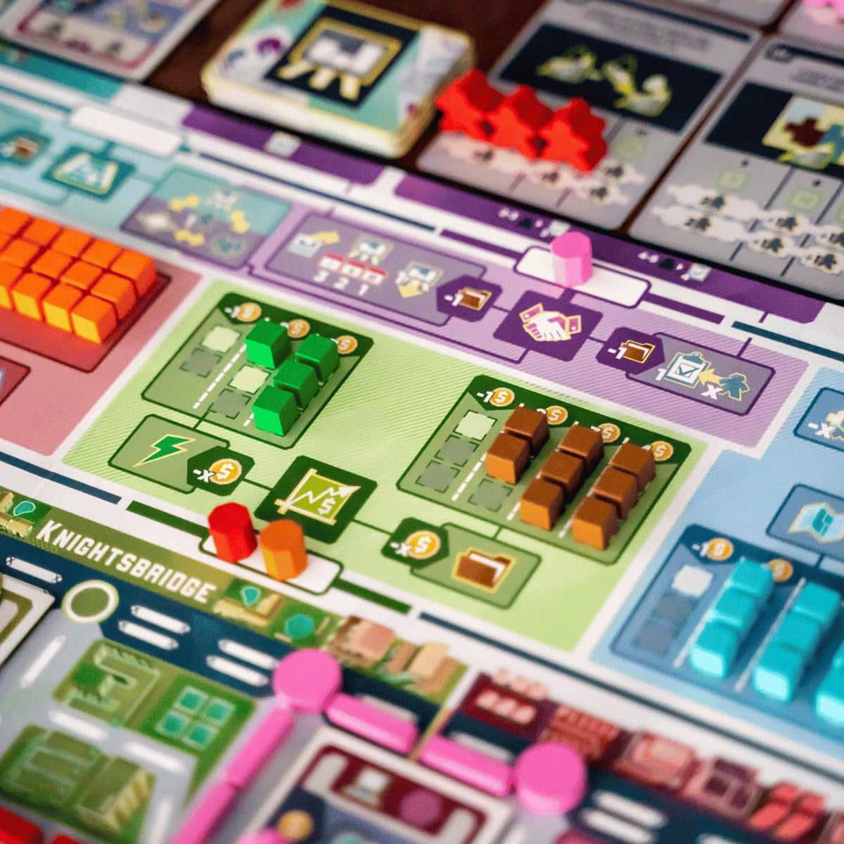 Inside Up Games: Terminus - City Subway Line Building Board Game, Resource Management, Marketplace Economy, Rondel Action Loop, Ages 14, 1-5 Players
