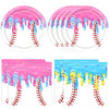 Funnio lucu 40Pcs Ice Cream Drip Baseball Party Decorations, Baseball Drip Birthday Party Dessert Plate and Napkins Tableware Set Sports Themed Party