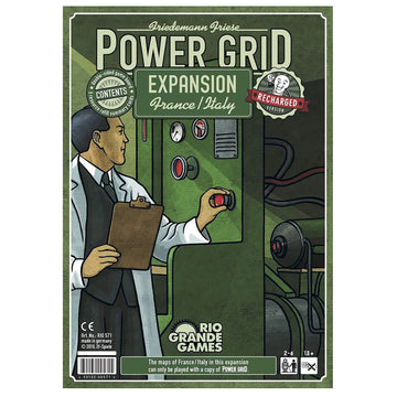 Rio Grande Games Power Grid: France Italy Expansion Board Game for Two to six Players, 60 120 Min