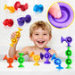 Baby Bath Toys Suction Toy: No Hole Bath Toy for Baby Toddlers Sensory Fidget Toys for Autism Fine Motor Skills Suction Cup Toys for Boys Girls