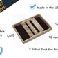 WE Games Wooden Shut the Box Game 2 Player, Double-Sided Shut the Box Game 10 Number Flips Tiles, Dice Games for Adults, Classic Pub Games & Tabletop