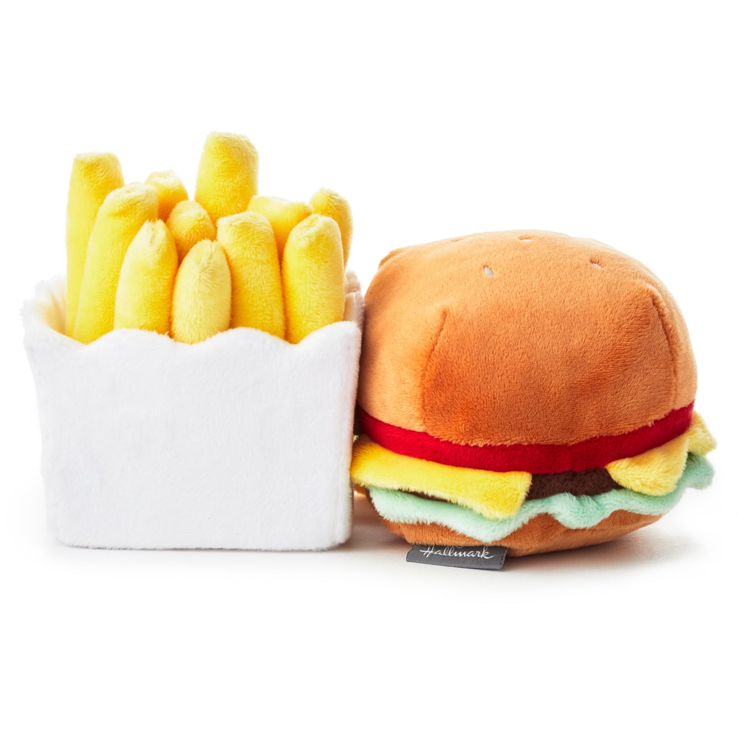 Hallmark Better Together Magnetic Plush (Hamburger and Fries) 5" Stuffed Toys, Easter Gifts for Kids