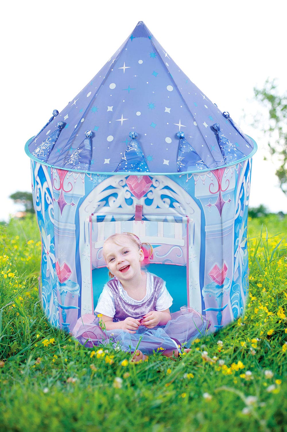 Kidodo Kids Play Tent Toy Children Pop Up Tent Kids Playhouse Indoor Outdoor Game Party Birthday Gifts Toddler for Boys Girls. Tunnel Foldable Tent