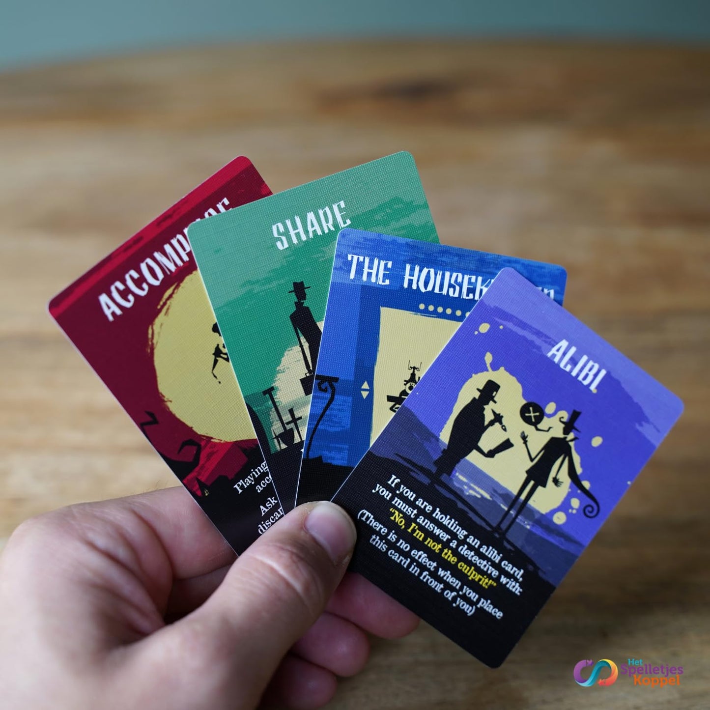 Shadow House Masquerade Bluffing Card Game - Family or Adult Deduction Party Game for 2 to 8 Players by Blue Orange Games. Recommended for Ages 8