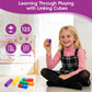 HSDAV 200 Pcs Math Linking Cubes - 10 Colors Connecting Counting Snap Blocks, Math Manipulatives for Early Math & Construction, Educational Toy