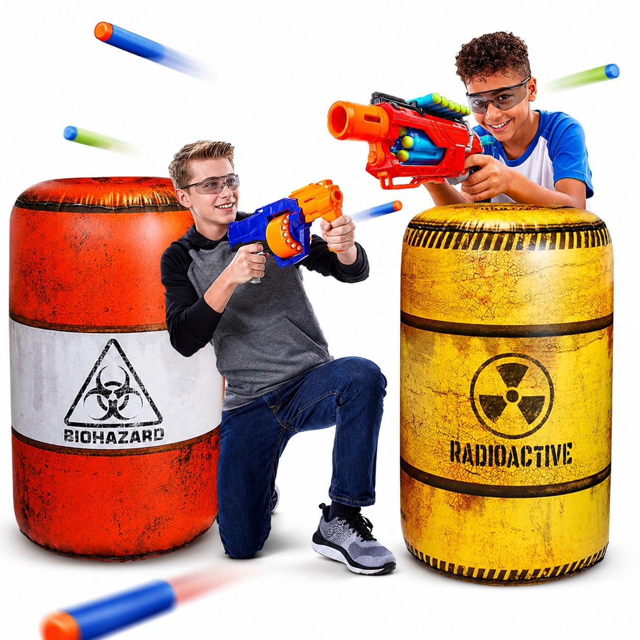 NINOSTAR barrels inflatables for combat battlefield