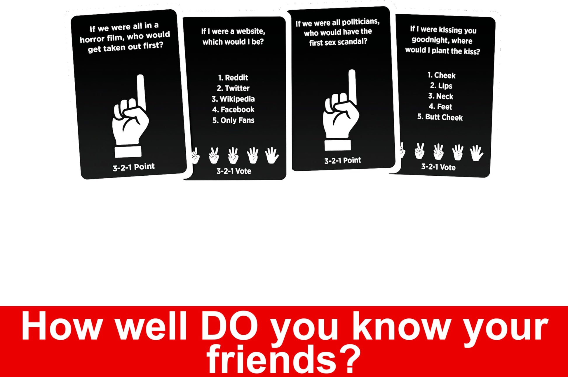 Mattel Games If You were a Party Game, Ridiculous Questions & Finger Voting with Cards & Spinners, 3 to 8 Players