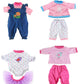 ebuddy 4 Sets Baby Doll Clothes - Fashion Outfits Fit for 14-16 inch, 17 inch new Born Baby,15 inch 18 inch Dolls