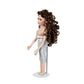 Kinnex Collections by Amanda 16" DIY Custom Dress Up Porcelain Doll's Body with Leg & Full Chest (KB16701)