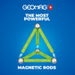 Geomag Classic Magnetic Toys for Kids Ages 5+, 52pc Educational STEM Magnets for Kids - Swiss-Made Magnetic Blocks, Tiles and Building Toys from 100%