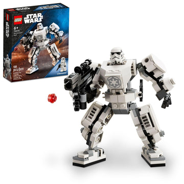 LEGO Star Wars Stormtrooper Mech 75370 Star Wars Collectible for Kids, this Buildable Star Wars Action Figure Features a Cockpit, Buildable Blaster