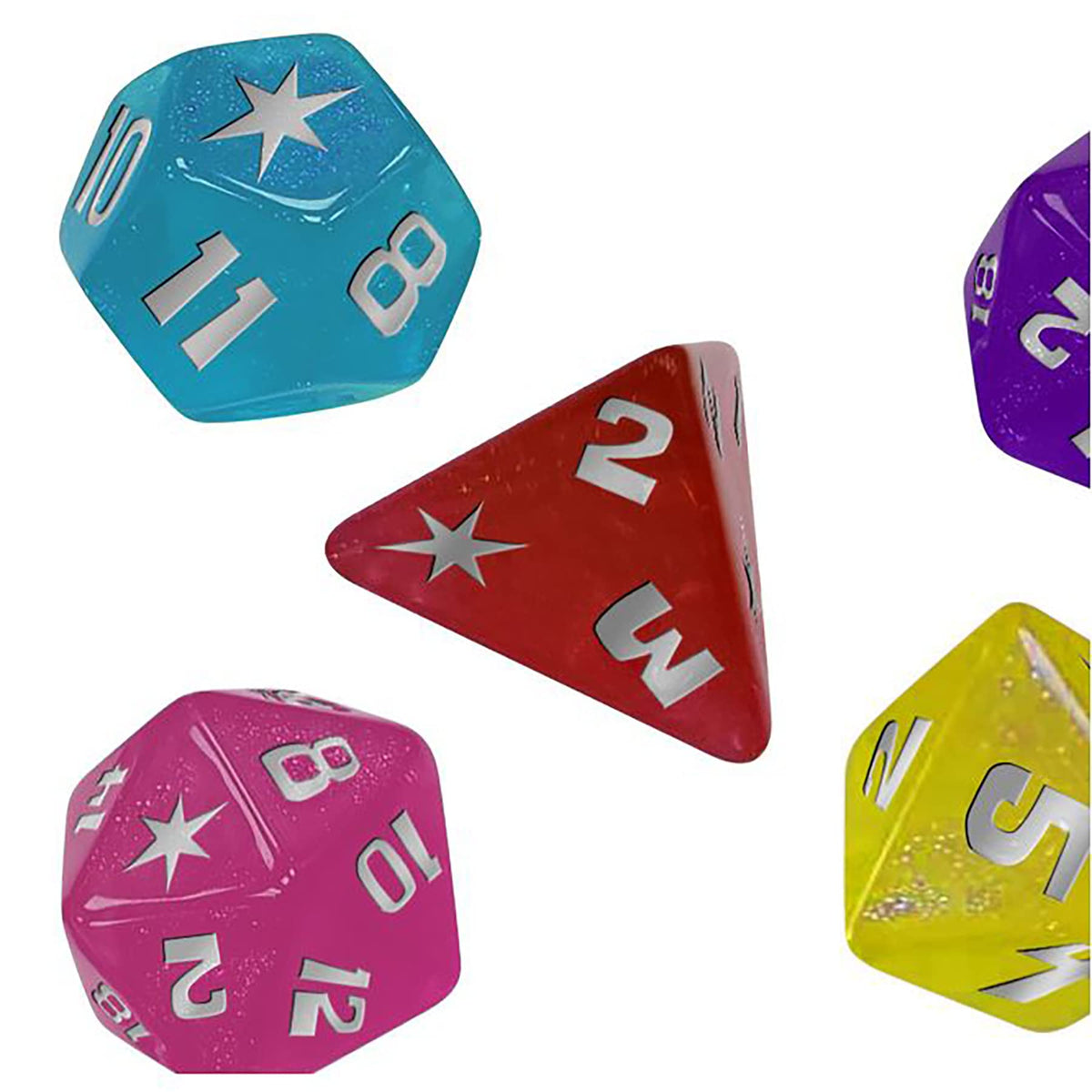 Renegade Game Studios My Little Pony RPG Dice Set - Polyhedral Dice for Tabletop Roleplaying
