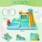 AKEYDIY Bounce House Water Slide,Giant Inflatable Water Slide for Big Kids 8-12 & Ages 3-10,Bounce House with Water Slide&Deep Pool,Blow Up Water