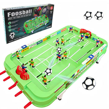 Foosball Game Table - Mini Table Finger Soccer Game for 2+ Players, 21x11 Inches, Interactive Indoor Outdoor Desktop Foosball, Ideal for Family