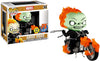 Funko Pop! Rides: Marvel Classic Ghost Rider with Bike (Glow in The Dark Version) Vinyl Figure