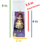 Amarina Packed in Clear Box for Gift Disney Princess Mini Poseable 3.5 Doll Choose from All 11 Style Princess Characters 217584PQ 0