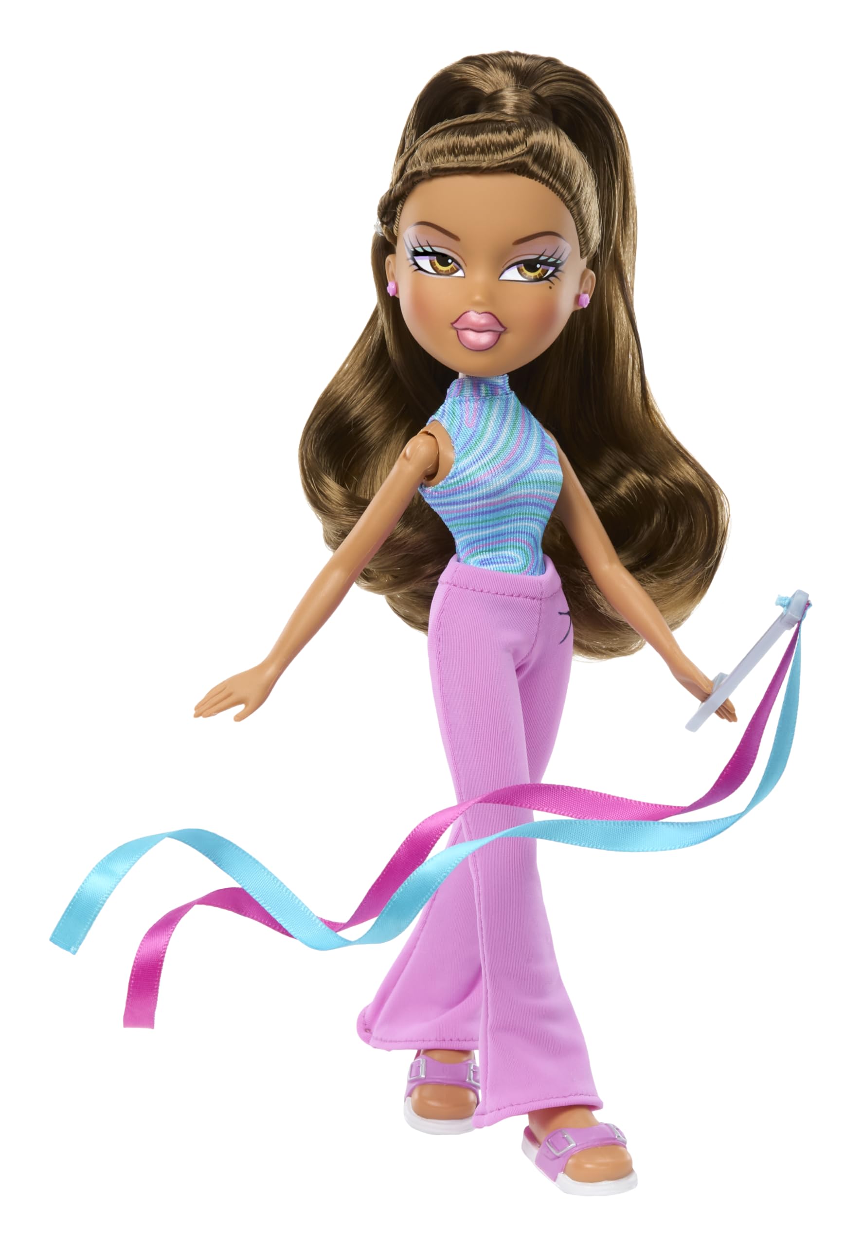 Bratz Play Sportz Yasmin Fashion Doll with Accessories, Gymnastics