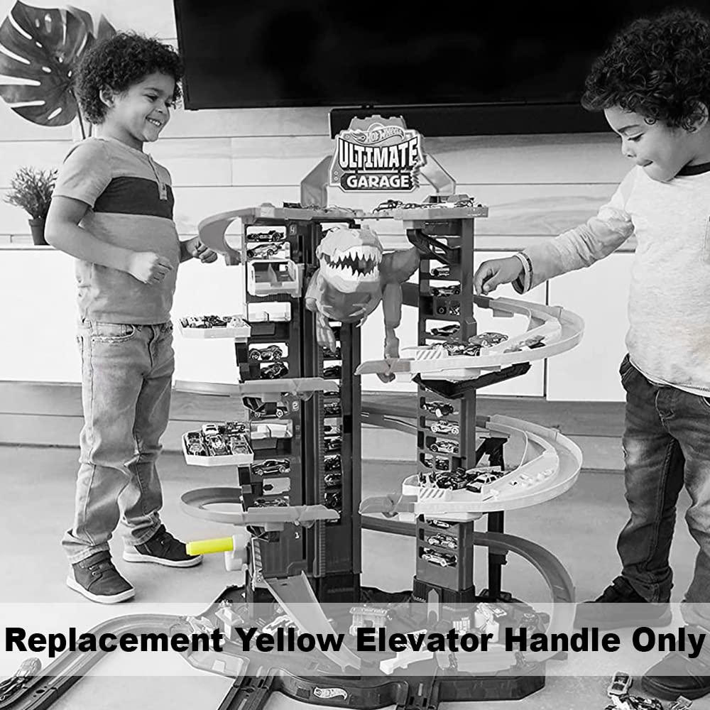 Replacement Part for Hot-Wheels City Ultimate Garage Playset - GJL14 ~ Replacement Yellow Elevator Handle