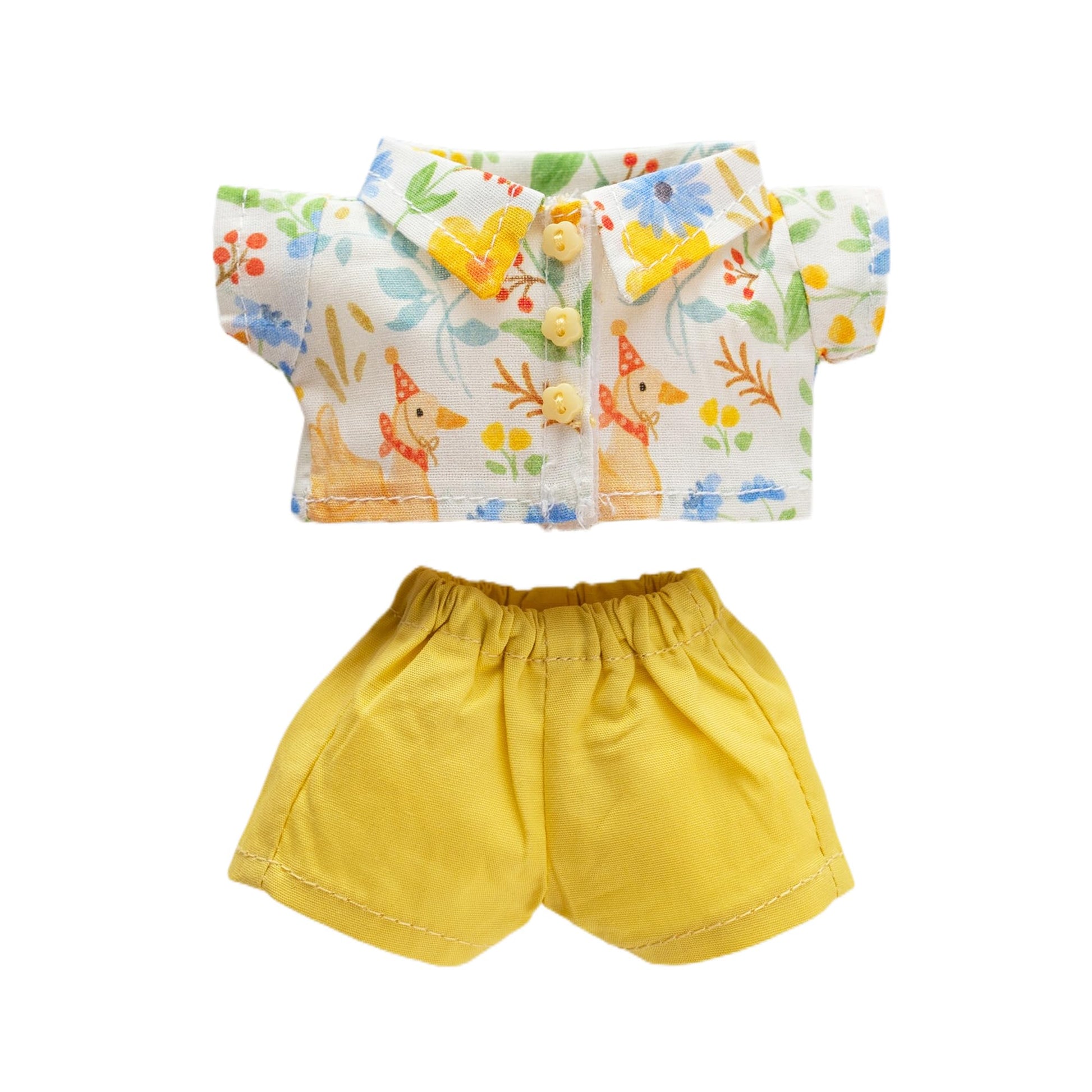 Clothes for Labubu(NO Doll), Shirt Set for Clothes 17cm Suit, with Casual Design, Soft Knitted Premium Fabric for Dress Up, Play & Collector Display
