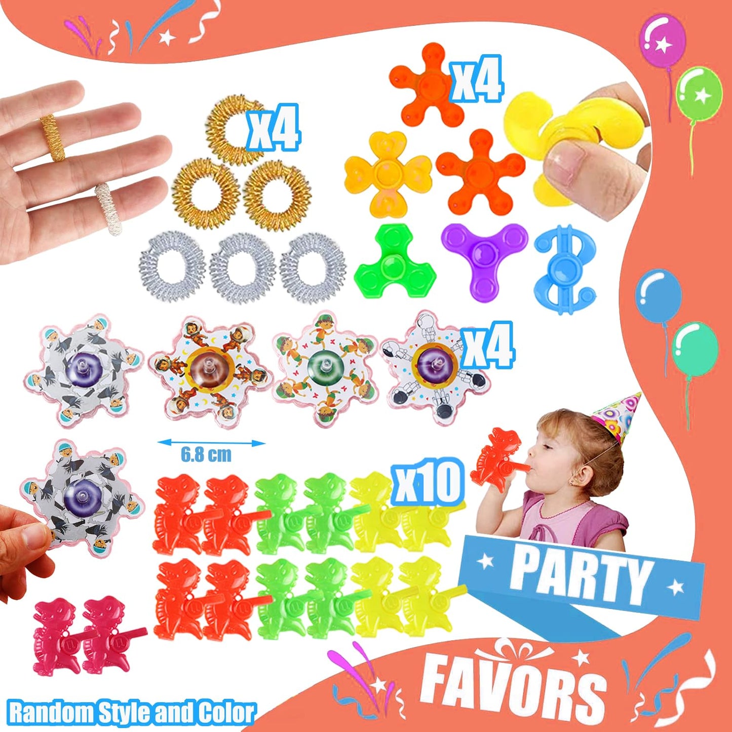 Korilave 132 Pcs Party Favors for Kids 4-8, Treasure Box Toys for Classroom, Prizes for Kids Classroom, Pinata Fillers Goodie Bags Stuffers, Bulk
