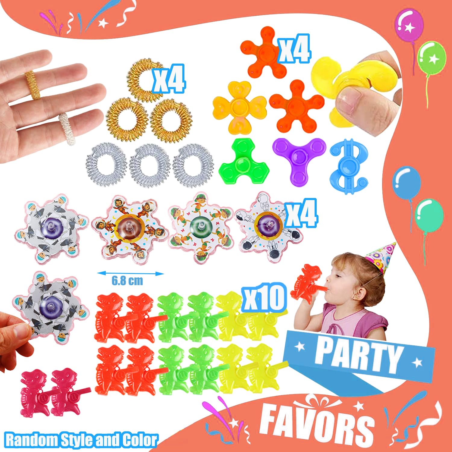 Korilave 132 Pcs Party Favors for Kids 4-8, Treasure Box Toys for Classroom, Prizes for Kids Classroom, Pinata Fillers Goodie Bags Stuffers, Bulk