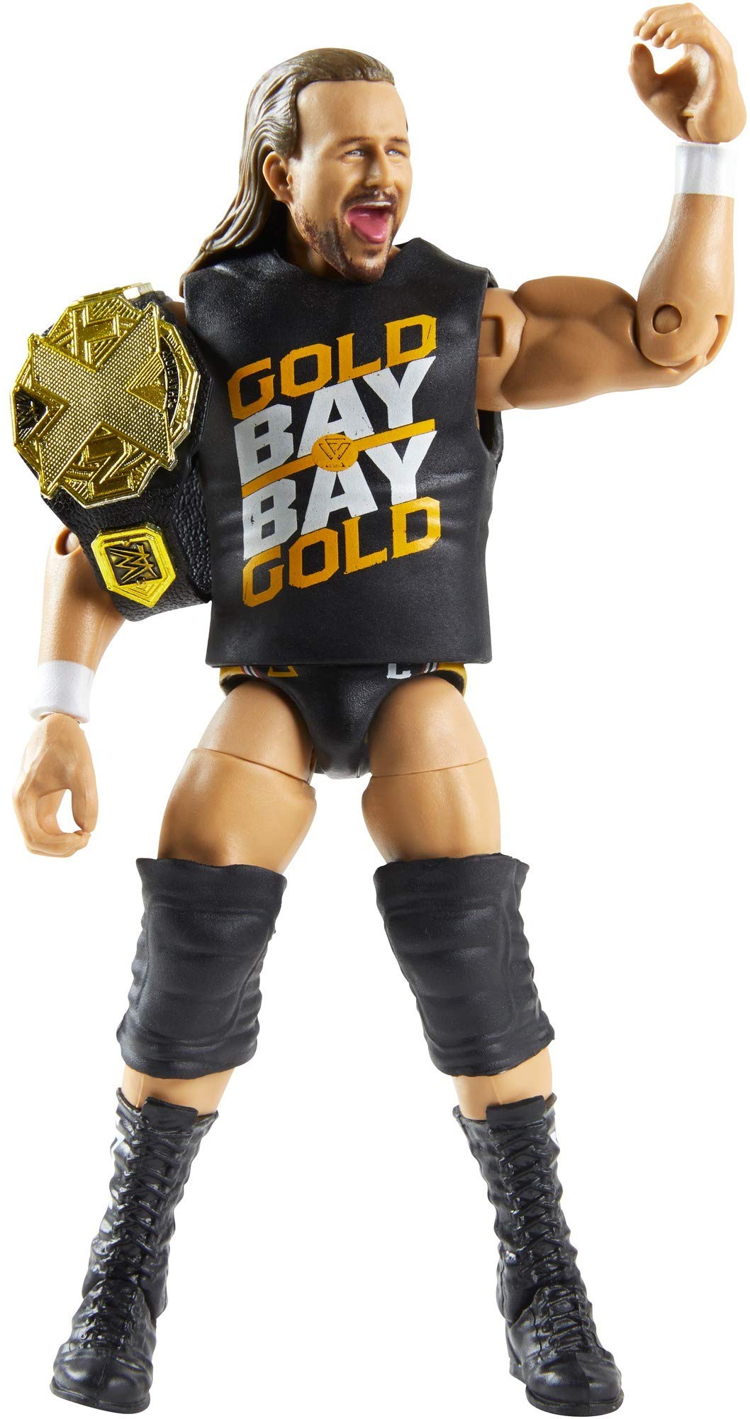 WWE Christian Fan TakeOver 6-in Elite Action Figure with Fan-voted Gear & Accessories, 6-in Posable Collectible Gift for WWE Fans Ages 8 Years Old