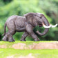 Gemini&Genius Elephant Toy for Kid, Elephant Animal Figure, Realistic 7" Large Elephant Action Figure, Wild Life Toy, Great Gift, Collection, Cake