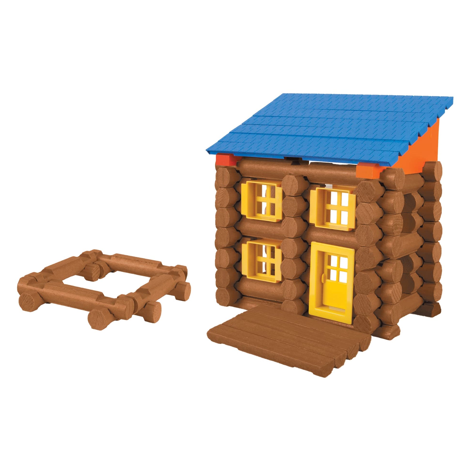 LINCOLN LOGS - Oak Creek Lodge - 137 Pieces - Real Wood Logs-Ages 3+ - Best Retro Building Gift Set for Boys/Girls - Creative Construction Engineering